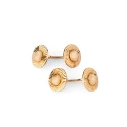 Boutons De Manchette CARTIER En Or Jaune -Castafiore Boutique boutons de manchette cartier en or jaune 152553