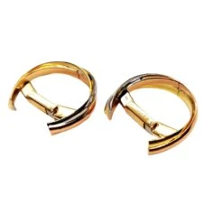 Boutons De Manchette CARTIER "Trinity" En Or Jaune, Or Blanc Et Or Rose 13 Boutons De Manchette CARTIER "Trinity" En Or Jaune, Or Blanc Et Or Rose -Castafiore Boutique boutons de manchette cartier trinity 3 ors 816669