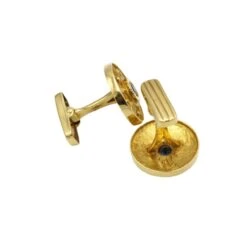 Boutons De Manchette LALAOUNIS En Or Jaune Et Saphirs -Castafiore Boutique boutons de manchette lalaounis en or jaune et saphirs 707923