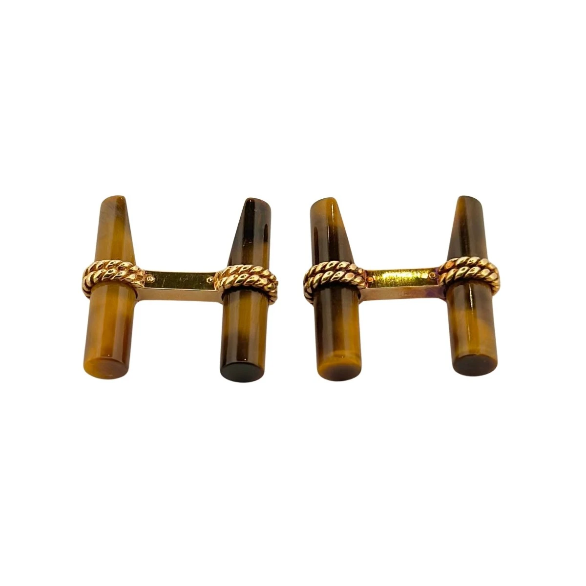 Boutons De Manchettes VAN CLEEF & ARPELS En Or Jaune 4 Boutons De Manchettes VAN CLEEF & ARPELS En Or Jaune – Image 4