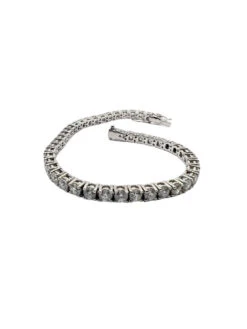 Bracelet Tennis En Or Blanc Et Diamant -Castafiore Boutique bracciale tennis oro bianco 18 kt con diamanti naturali taglio a brillante per ct 879 purezza vvs colore g 895526