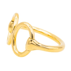 Bracelet Jonc HERMÈS "Nausicaa" En Or Jaune -Castafiore Boutique bracelent jonc hermes nausicaa en or jaune 980557