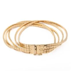 Bracelet 5 Rangées En Or Jaune 9 Bracelet 5 Rangées En Or Jaune -Castafiore Boutique bracelet 5 rangees en or jaune 519940