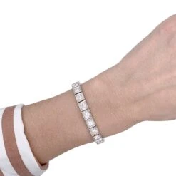 Miller Bracelet Ancien Diamants, Platine -Castafiore Boutique bracelet ancien diamants platine 159788