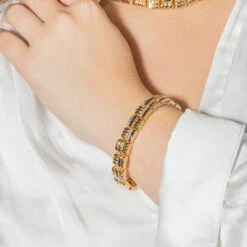 Bracelet BOUCHERON En Or Jaune, Saphir Et Diamants -Castafiore Boutique bracelet boucheron en or jaune saphir et diamants 531243