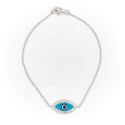 Bracelet BRANAR Oeil En Or Blanc Pavé Diamants 9 Bracelet BRANAR Oeil En Or Blanc Pavé Diamants -Castafiore Boutique bracelet branar oeil en or blanc pave diamants 184889