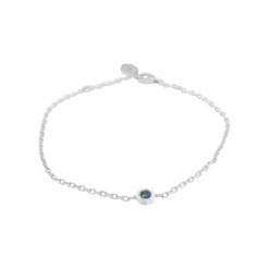 Miller Bracelet CARTIER "Cartier D'Amour" En Or Blanc Et Saphir Vert