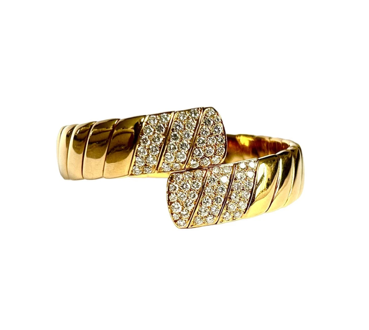 Bracelet CARTIER En Or Jaune Et Diamants 1 Bracelet CARTIER En Or Jaune Et Diamants