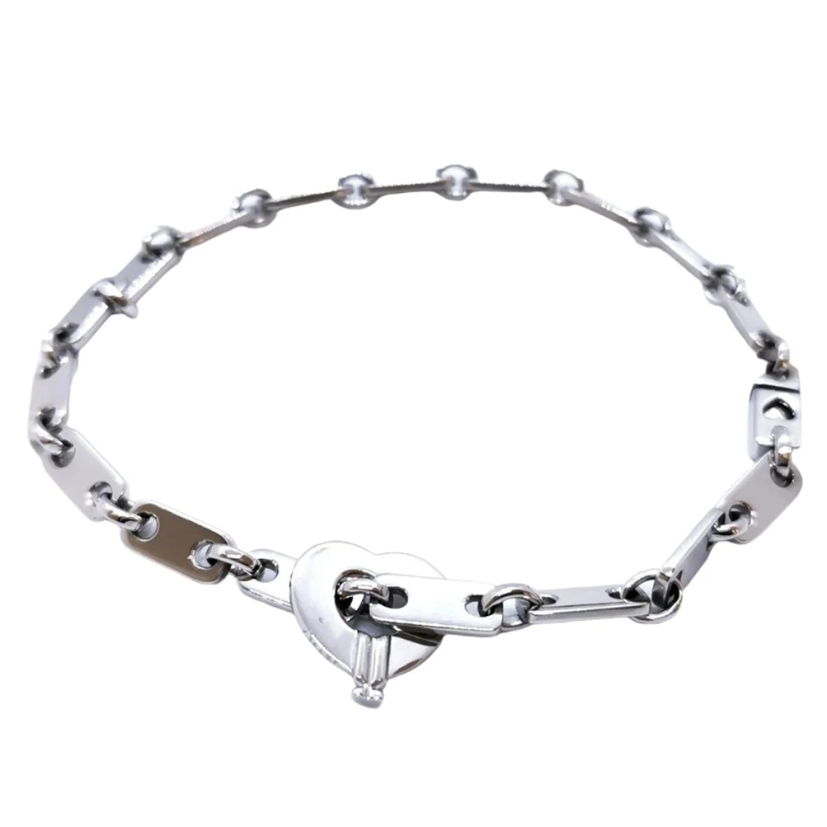 Bracelet CARTIER "Fidelity" En Or Blanc 1 Bracelet CARTIER "Fidelity" En Or Blanc