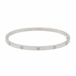 Bracelet CARTIER "Jonc Love" En Or Blanc