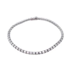 Miller Bracelet CARTIER "Lignes Essentielles" En Or Blanc Et Diamants