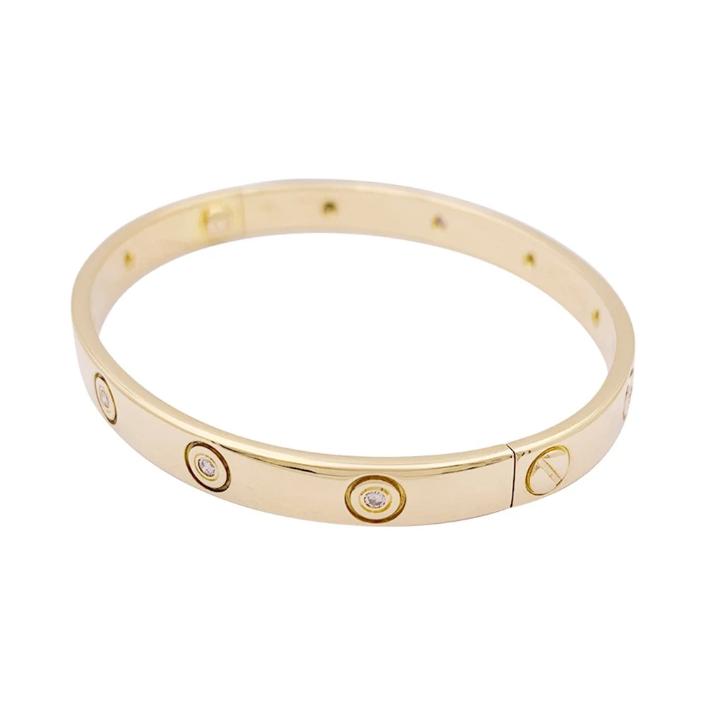 Miller Bracelet CARTIER "Love" En Or Jaune Et Diamants 3 Miller Bracelet CARTIER "Love" En Or Jaune Et Diamants – Image 3