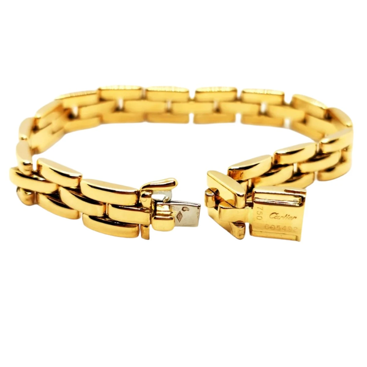 Bracelet Maillon CARTIER "Panthère" En Or Jaune 3 Bracelet Maillon CARTIER "Panthère" En Or Jaune – Image 3