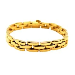 Bracelet Maillon CARTIER "Panthère" En Or Jaune