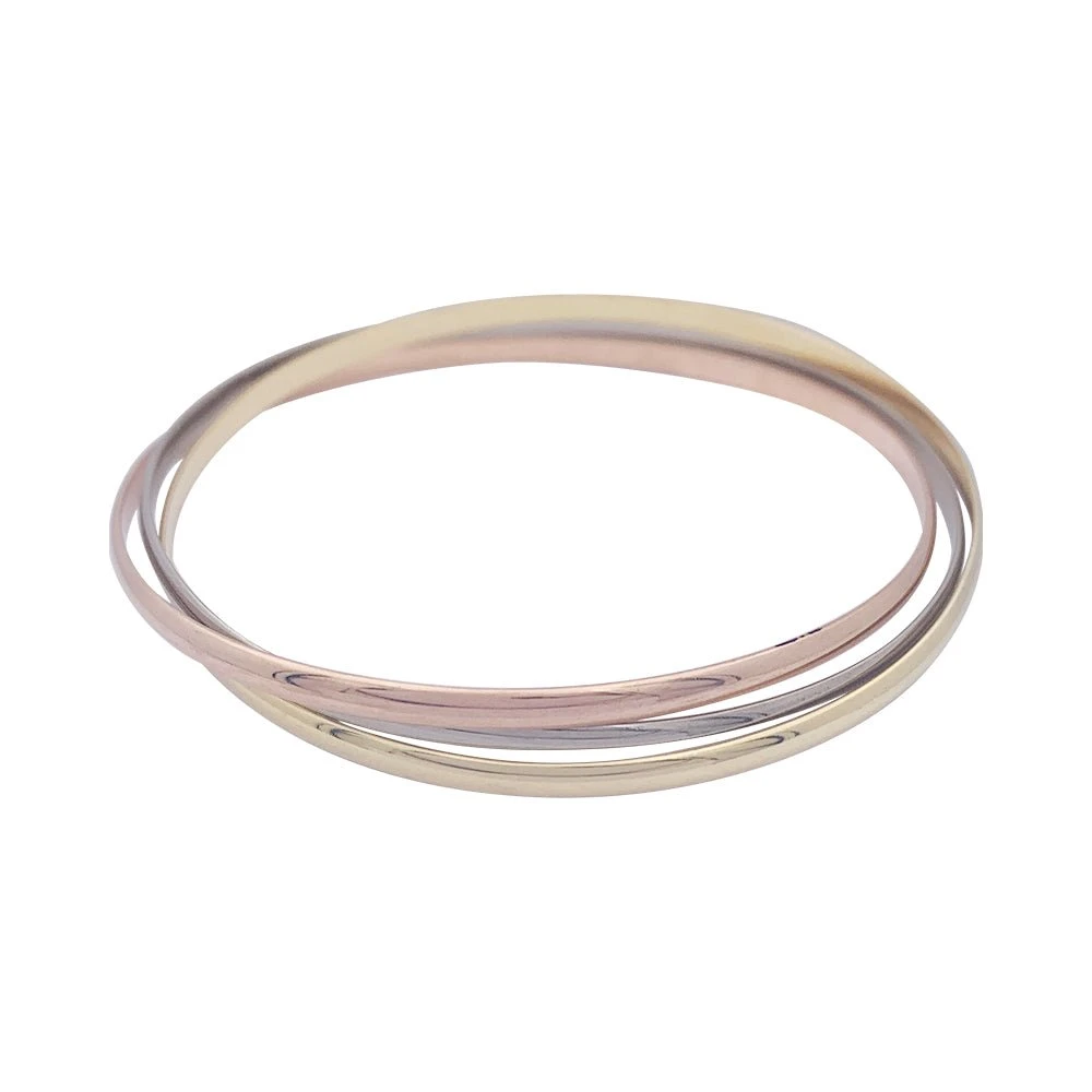 Miller Bracelet CARTIER "Trinity" En Or Jaune, Or Blanc Et Or Rose PM 2 Miller Bracelet CARTIER "Trinity" En Or Jaune, Or Blanc Et Or Rose PM – Image 2
