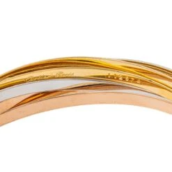 Bracelet CARTIER "Trinity" En Or Jaune, Rose Et Blanc -Castafiore Boutique bracelet cartier trinity or jaune 201064