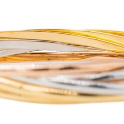 Bracelet CARTIER "Trinity" En Or Jaune, Rose Et Blanc -Castafiore Boutique bracelet cartier trinity or jaune 913715
