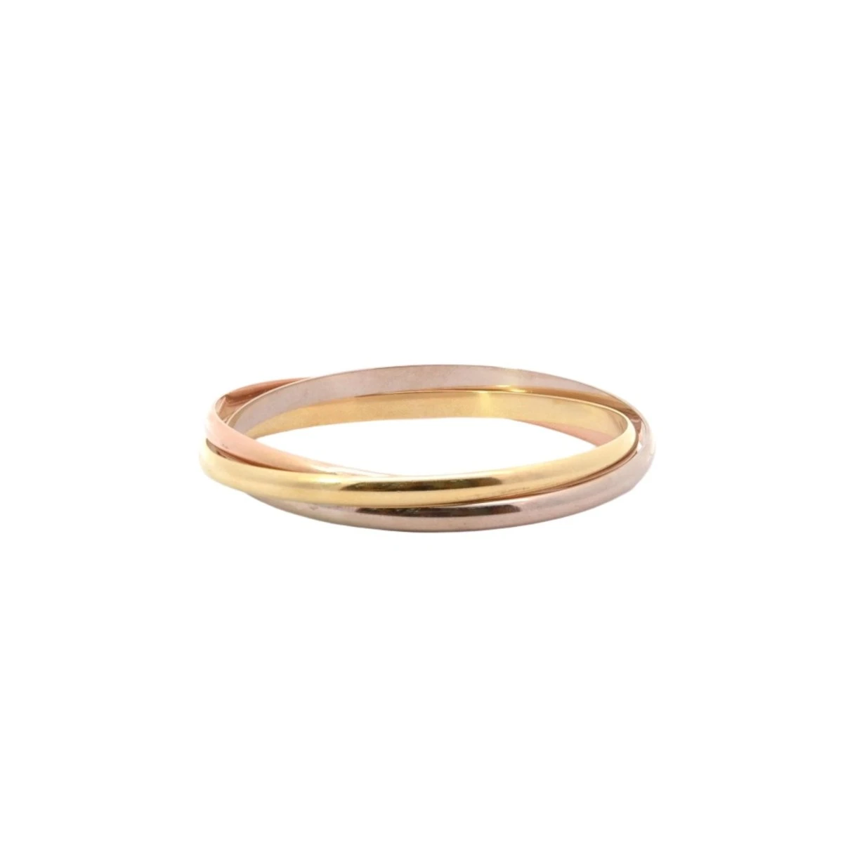 Bracelet Jonc CARTIER "Trinity" Trois Ors 2 Bracelet Jonc CARTIER "Trinity" Trois Ors – Image 2