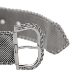 Bracelet Ceinture Or Blanc -Castafiore Boutique bracelet ceinture or blanc 500601