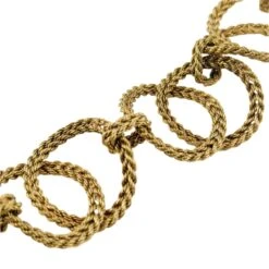 Bracelet "Cercles Torsadés" En Or Jaune 9 Bracelet "Cercles Torsadés" En Or Jaune -Castafiore Boutique bracelet cercles torsades en or jaune 215790