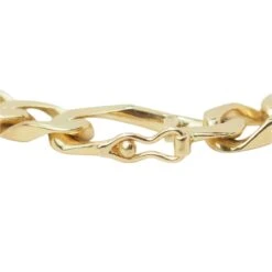 Bracelet Chaine Maille Figaro Alternée En Or Jaune -Castafiore Boutique bracelet chaine maille figaro alternee en or jaune 492588
