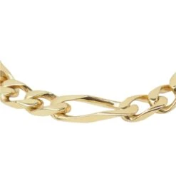 Bracelet Chaine Maille Figaro Alternée En Or Jaune -Castafiore Boutique bracelet chaine maille figaro alternee en or jaune 647803