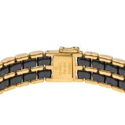 Bracelet CHANEL "Ultra" En Or Rose, Céramique Et Diamants -Castafiore Boutique bracelet chanel ultra en or rose ceramique et diamants 640584