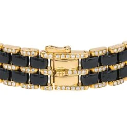 Bracelet CHANEL "Ultra" En Or Rose, Céramique Et Diamants -Castafiore Boutique bracelet chanel ultra en or rose ceramique et diamants 726799