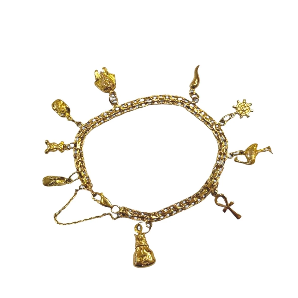 Bracelet Charm's Maille En Or Jaune 1 Bracelet Charm's Maille En Or Jaune