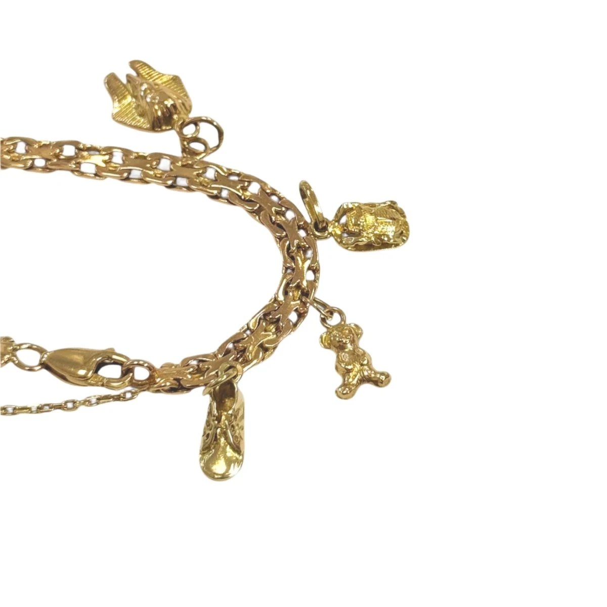 Bracelet Charm's Maille En Or Jaune 2 Bracelet Charm's Maille En Or Jaune – Image 2