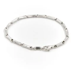 Bracelet CHIMENTO "Bamboo" En Or Blanc -Castafiore Boutique bracelet chimento bamboo en or blanc 222219