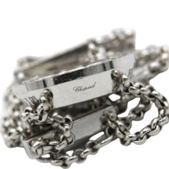Bracelet CHOPARD "Happy Spirit" En Or Blanc Et Diamants -Castafiore Boutique bracelet chopard happy spirit en or blanc et diamants 214061