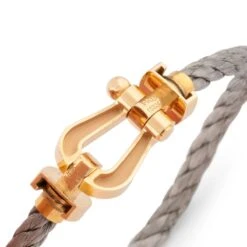 Bracelet De La Maison Fred Force 10 En Or Et Acier -Castafiore Boutique bracelet de la maison fred force 10 en or et acier 287010