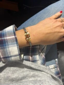 Bracelet De La Maison Fred Force 10 En Or Et Acier -Castafiore Boutique bracelet de la maison fred force 10 en or et acier 519144