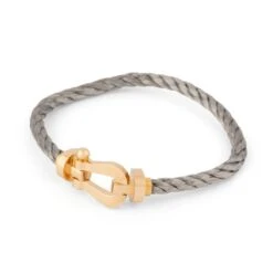 Bracelet De La Maison Fred Force 10 En Or Et Acier -Castafiore Boutique bracelet de la maison fred force 10 en or et acier 555330