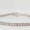 Bracelet De Luxe En Or Blanc Et Diamants 3,20 Carats
