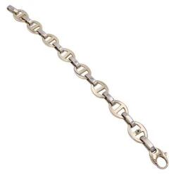 Miller Bracelet Deux Ors Maille Marine -Castafiore Boutique bracelet deux ors maille marine 282822