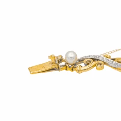 Bracelet DIAMANT En Or Jaune Et Blanc -Castafiore Boutique bracelet diamant en or jaune et blanc 5912294