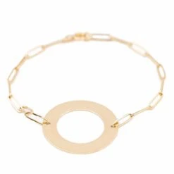 Bracelet DINH VAN "Cible" En Or Jaune