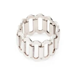 Bracelet HERMÈS "Ondine" En Argent