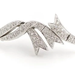 Bracelet En Or Blanc Pavé Diamant -Castafiore Boutique bracelet en or blanc pave diamant 860761