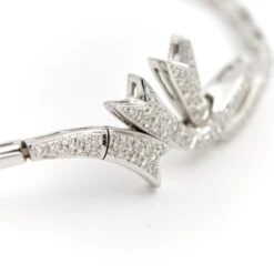 Bracelet En Or Blanc Pavé Diamant -Castafiore Boutique bracelet en or blanc pave diamant 862961