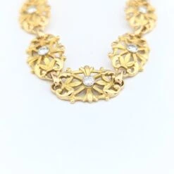 Bracelet Souple En Or Jaune Et Diamants -Castafiore Boutique bracelet en or jaune et diamants 236824