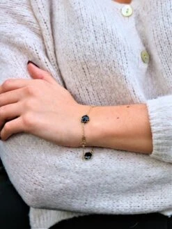 Bracelet En Or Jaune Et Onyx Noir 9 Bracelet En Or Jaune Et Onyx Noir -Castafiore Boutique bracelet en or jaune et onyx noir 904454