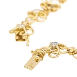 Bracelet Filigrane Or Jaune Diamant 12 Bracelet Filigrane Or Jaune Diamant -Castafiore Boutique bracelet filigrane or jaune diamant 398396