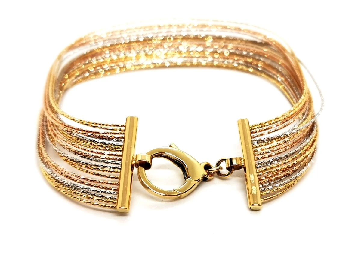 Bracelet Fils D'or, En 3 Ors 2 Bracelet Fils D'or, En 3 Ors – Image 2