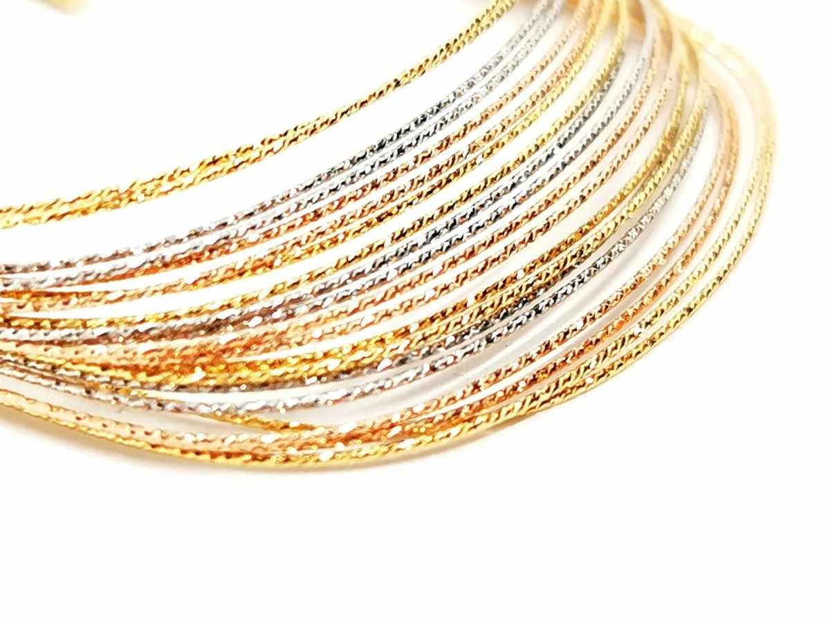 Bracelet Fils D'or, En 3 Ors 6 Bracelet Fils D'or, En 3 Ors – Image 6