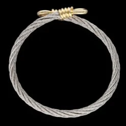 Bracelet FRED En Or Jaune Et Acier -Castafiore Boutique bracelet fred homme vintage force 10 en or jaune 18k et acier vers 1980 grande taille 790435