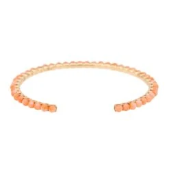 Bracelet GINETTE NY, "Maria", En Or Rose Et Corail 8 Bracelet GINETTE NY, "Maria", En Or Rose Et Corail -Castafiore Boutique bracelet ginette ny maria en or rose et corail 757772