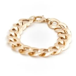 Bracelet Gourmette Imposante En Or Jaune 10 Bracelet Gourmette Imposante En Or Jaune -Castafiore Boutique bracelet gourmette imposante en or jaune 299318